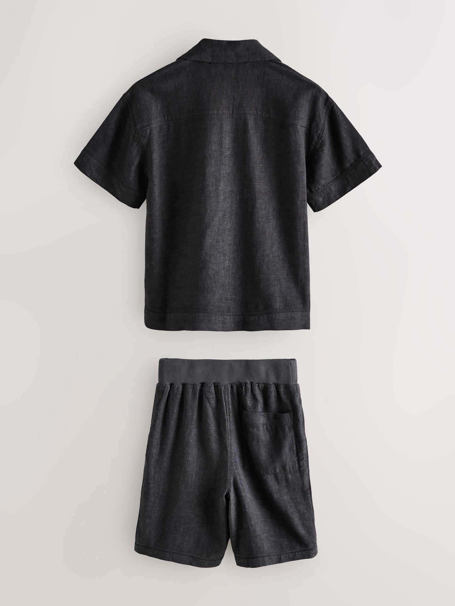 Dsiney Kidz - smALLSAINTS Washed Black Underground Shirt and Shorts Set image 9