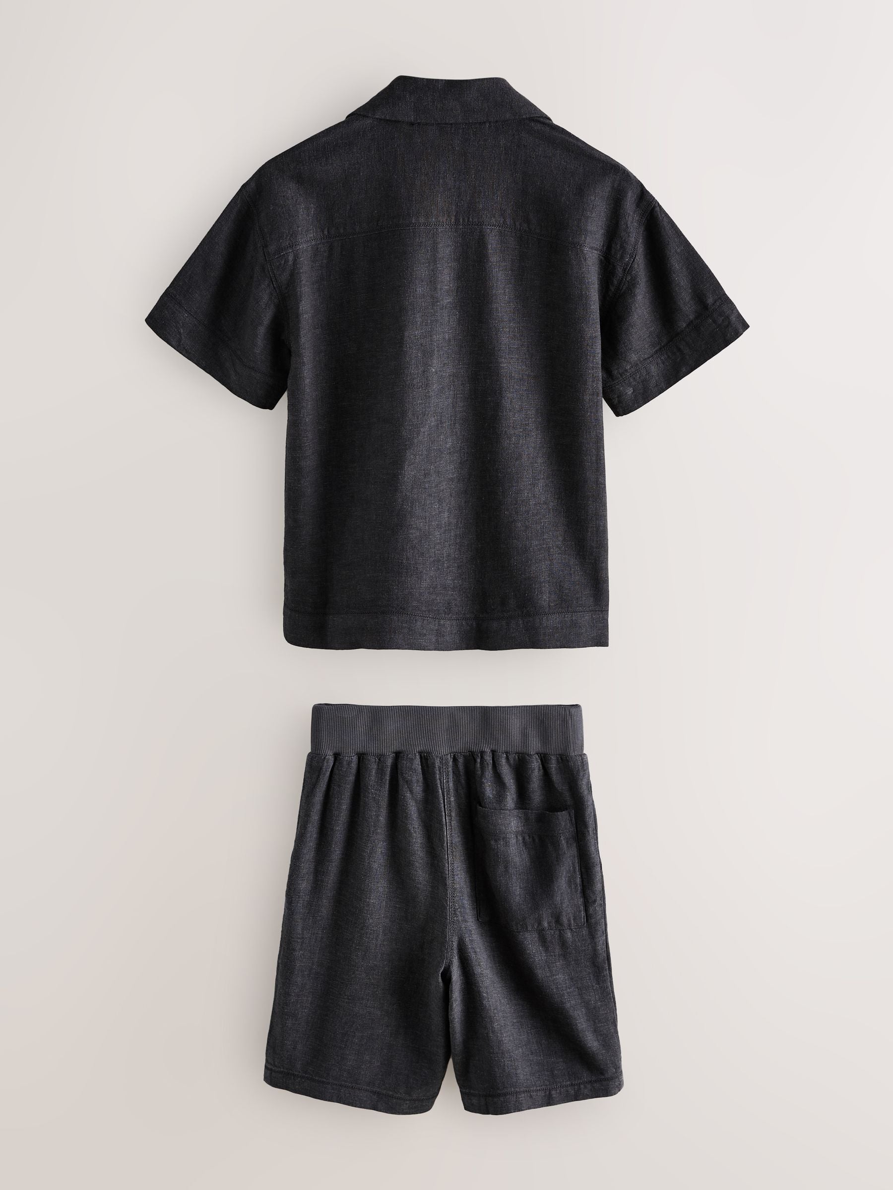 Dsiney Kidz - smALLSAINTS Washed Black Underground Shirt and Shorts Set image 9