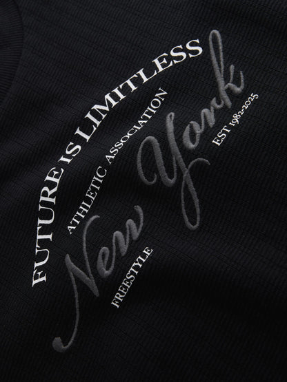 Dsiney Kidz - Black Textured Short Sleeve T-Shirt (3-16yrs) image 4
