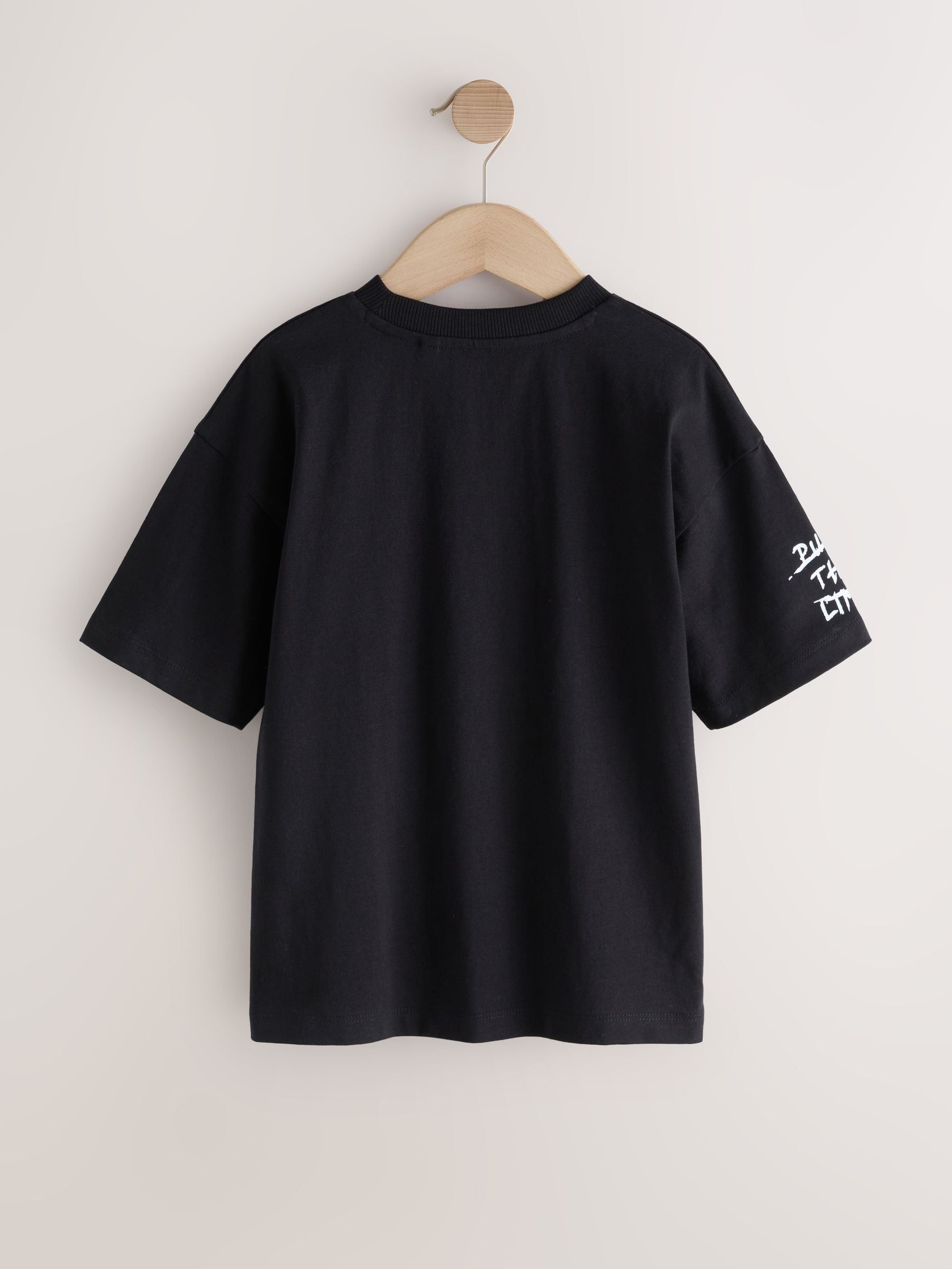 Dsiney Kidz - Black Race Car Short Sleeve Graphic T-Shirt (3-16yrs) image 2
