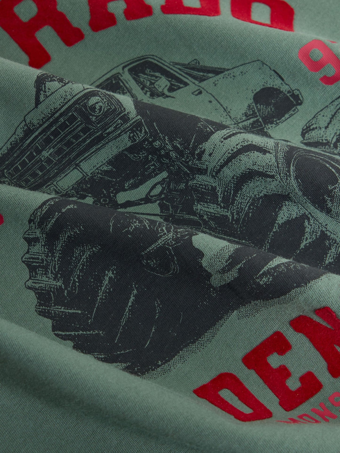 Dsiney Kidz - Green Monster Truck Regular Fit Short Sleeve Graphic Print T-Shirt (3-16yrs) image 4