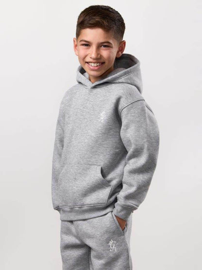 Dsiney Kidz - Gym King Grey Marl Fundamental Hoodie image 1