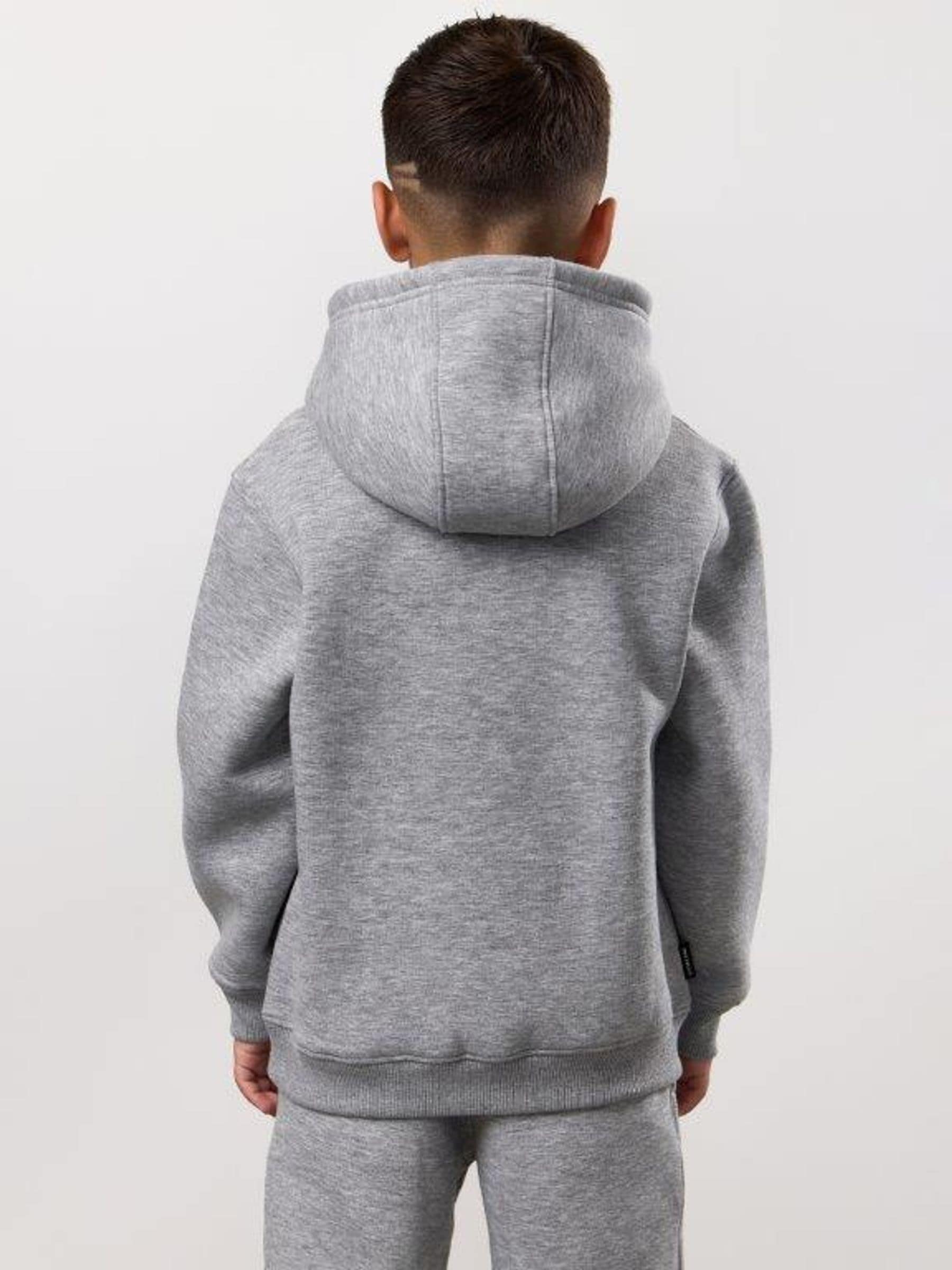 Dsiney Kidz - Gym King Grey Marl Fundamental Hoodie image 2