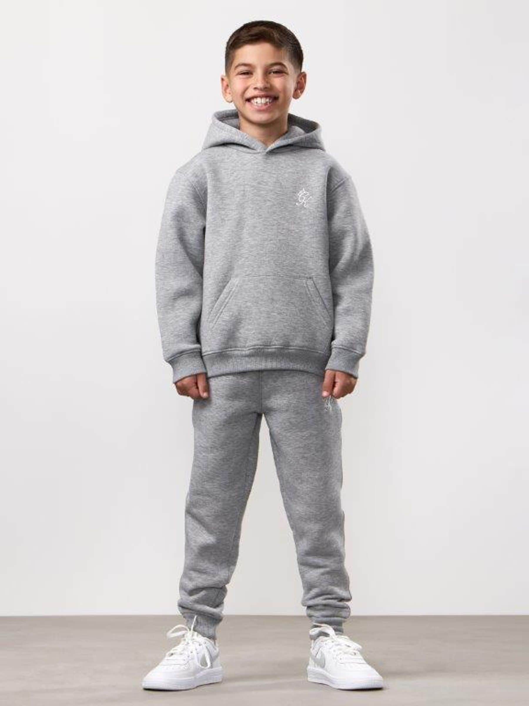 Dsiney Kidz - Gym King Grey Marl Fundamental Hoodie image 4