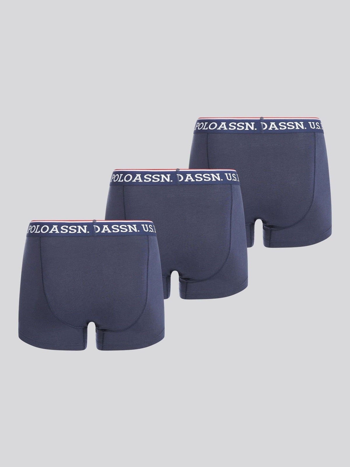 Dsiney Kidz - U.S. Polo Assn Blue Brand Highlight Boxer Shorts 3 Pack image 2