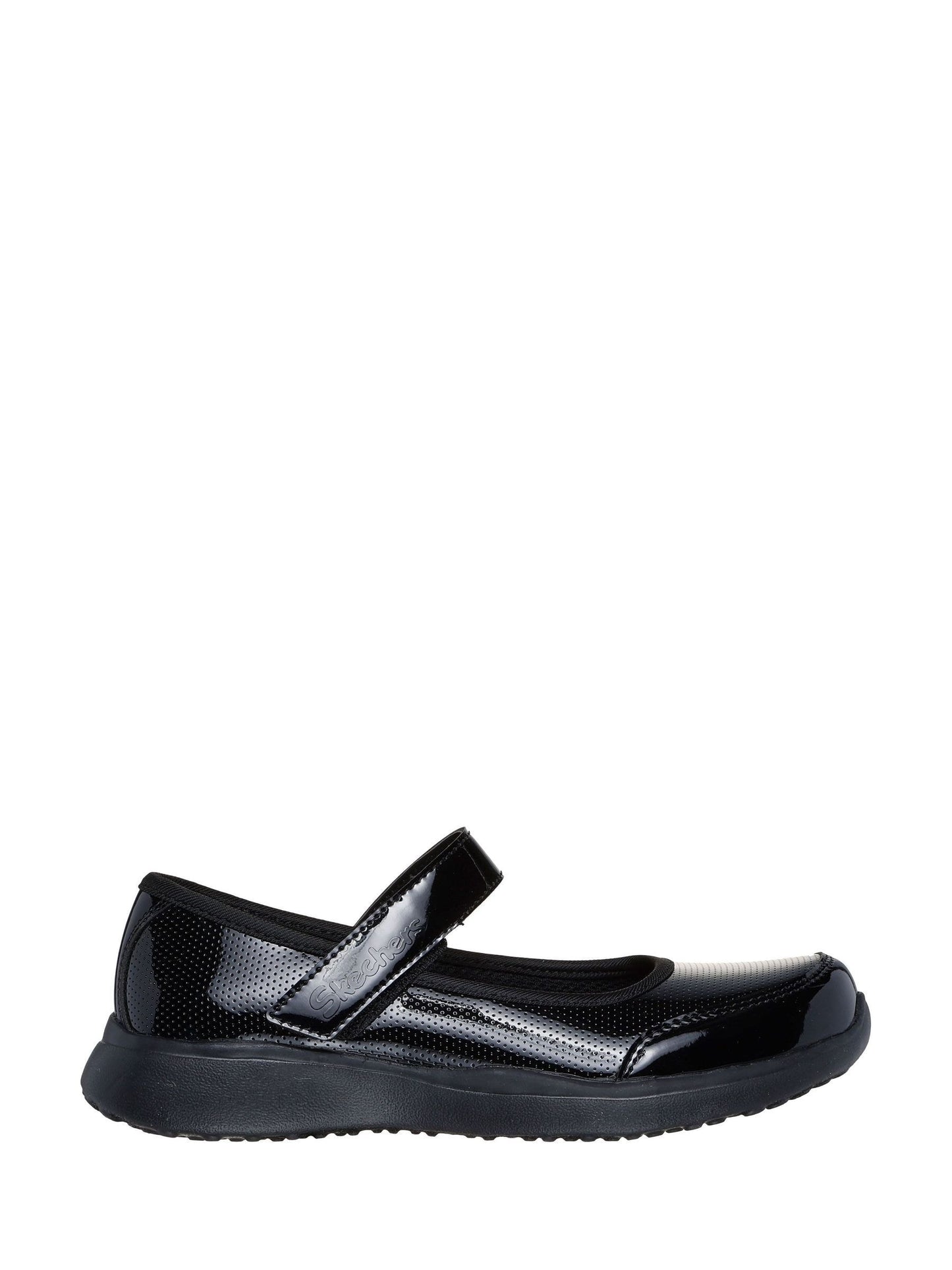 Skechers Black Microstrides School Shoes image 1