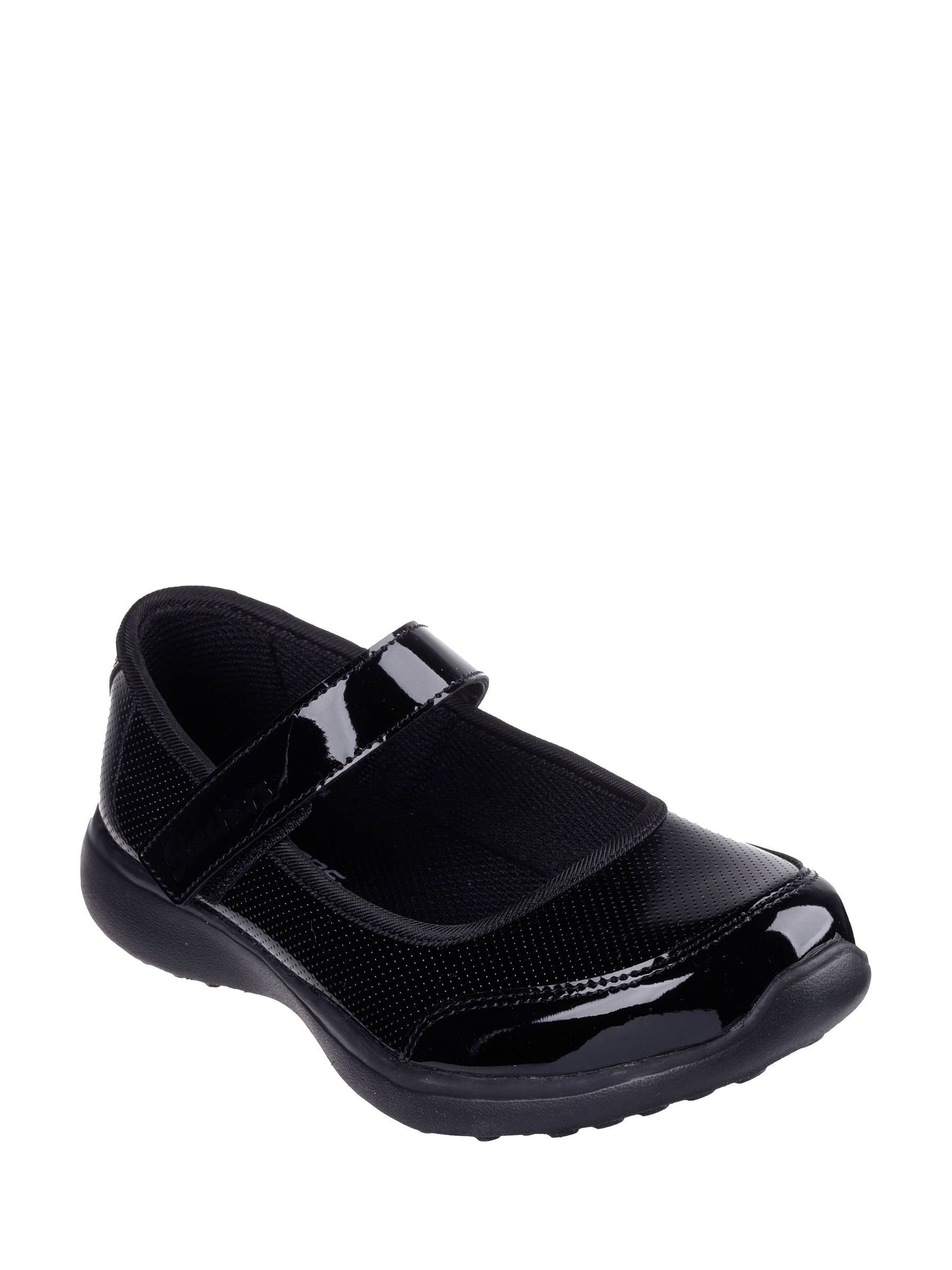 Skechers Black Microstrides School Shoes image 3