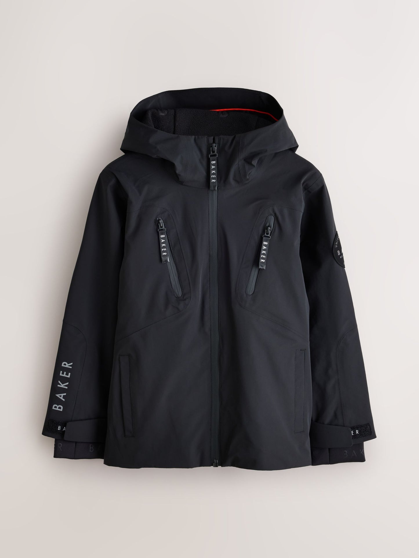 Dsiney Kidz - Baker by Ted Baker Black Waterproof Lightweight Coat image 8