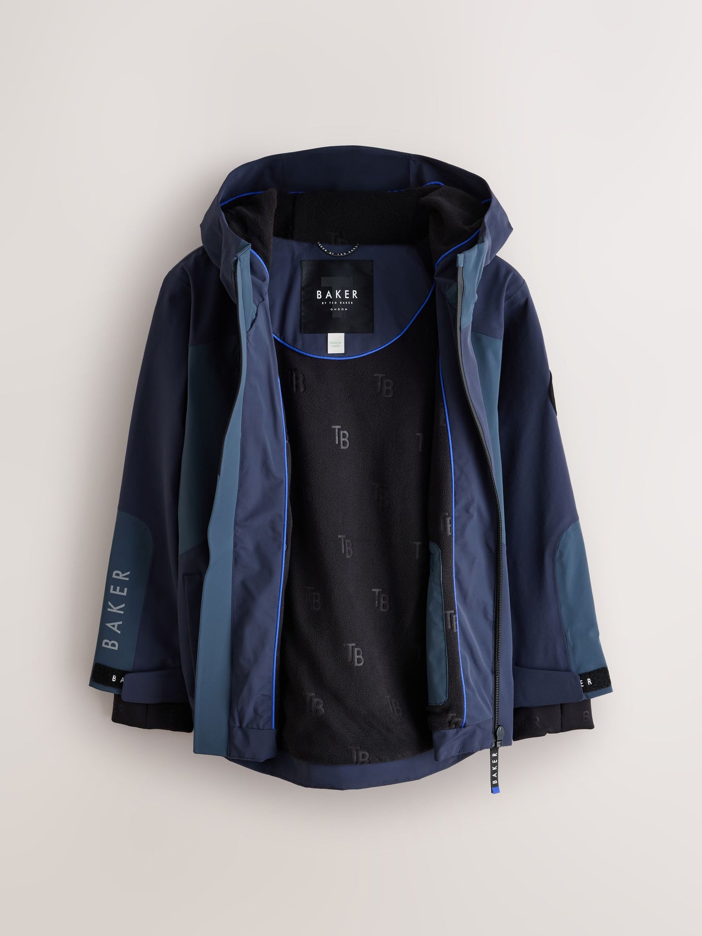 Dsiney Kidz - Baker by Ted Baker Navy Waterproof Lightweight Coat image 10