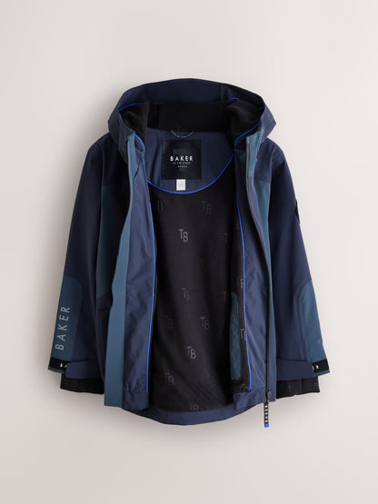 Dsiney Kidz - Baker by Ted Baker Navy Waterproof Lightweight Coat image 10