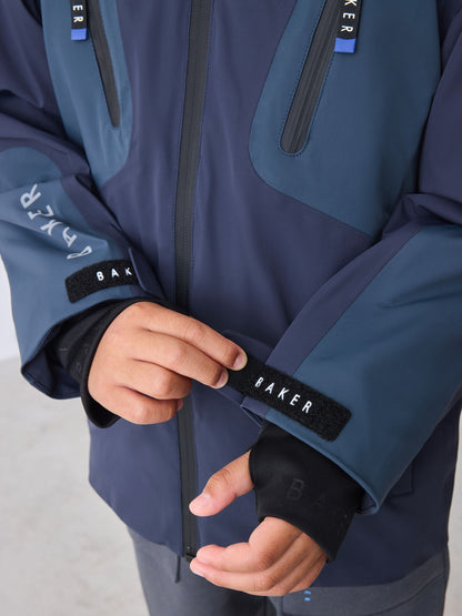 Dsiney Kidz - Baker by Ted Baker Navy Waterproof Lightweight Coat image 6