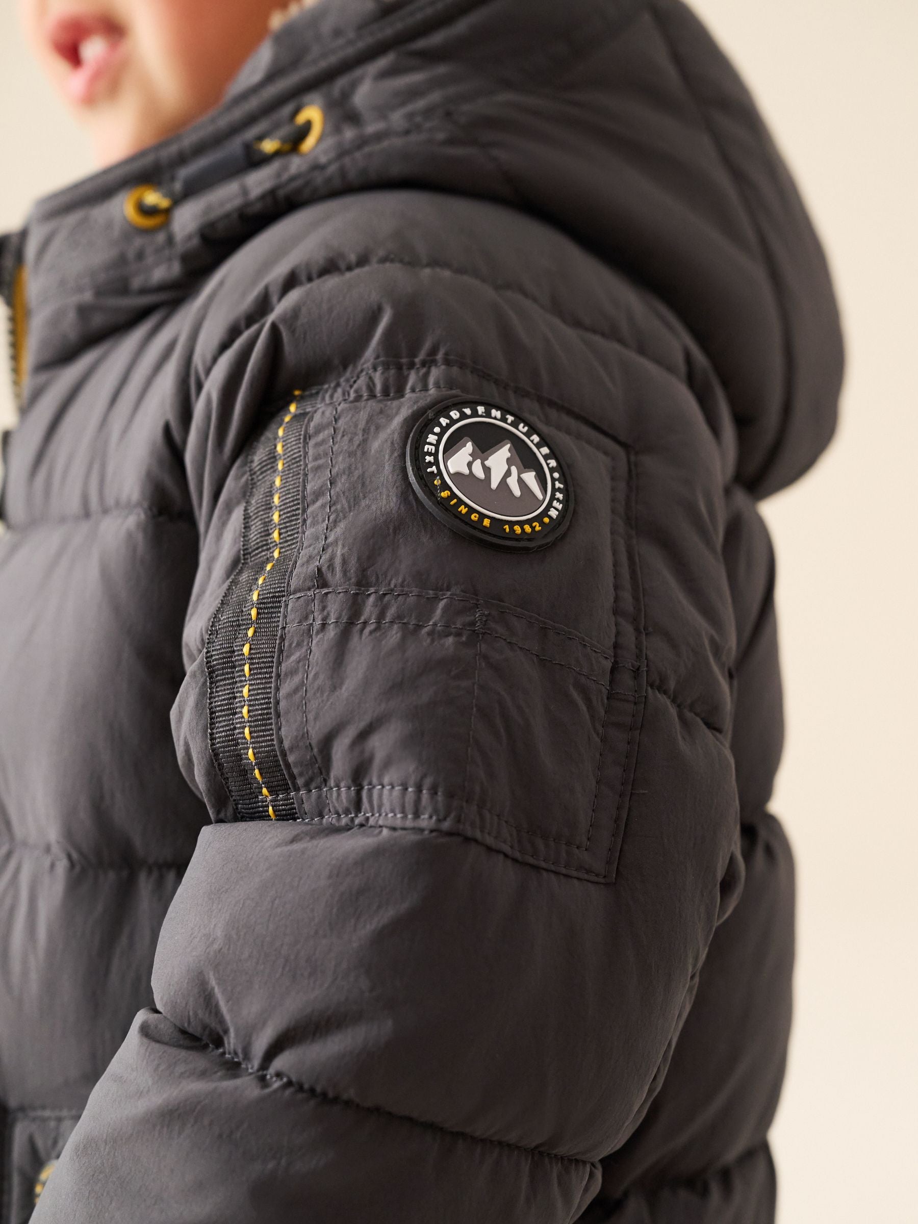 Dsiney Kidz - Grey Borg Lined Padded Coat (6mths-7yrs) image 4