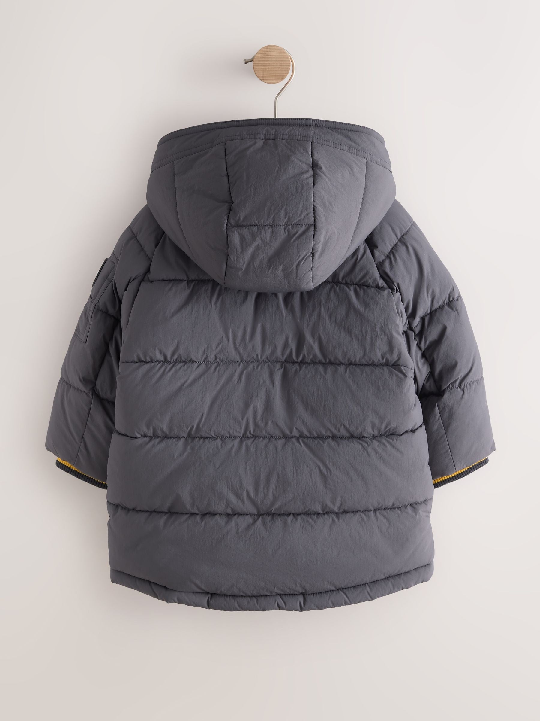 Dsiney Kidz - Grey Borg Lined Padded Coat (6mths-7yrs) image 8