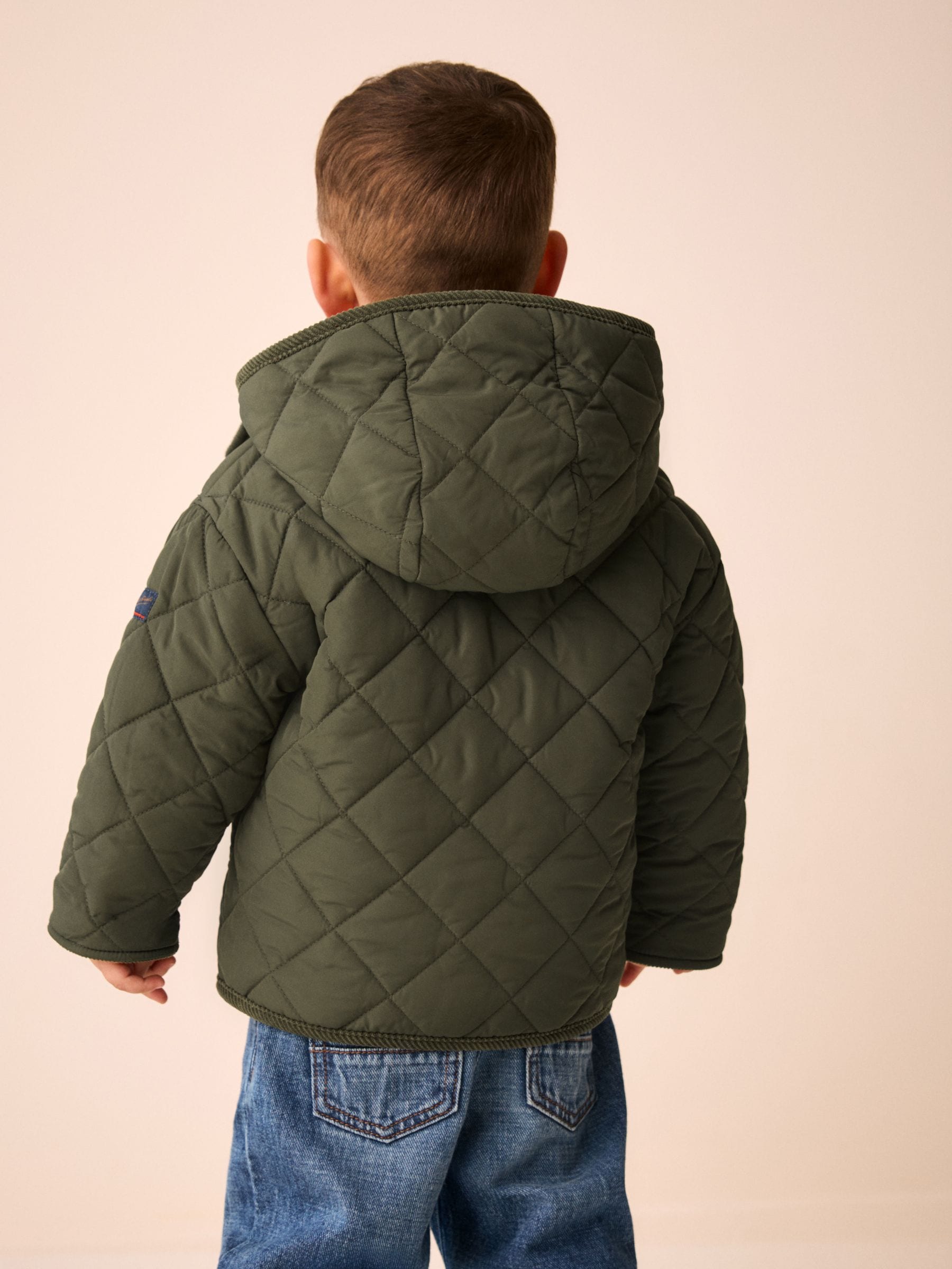 Dsiney Kidz - Green Quilted Borg Lined Coat (3mths-7yrs) image 4