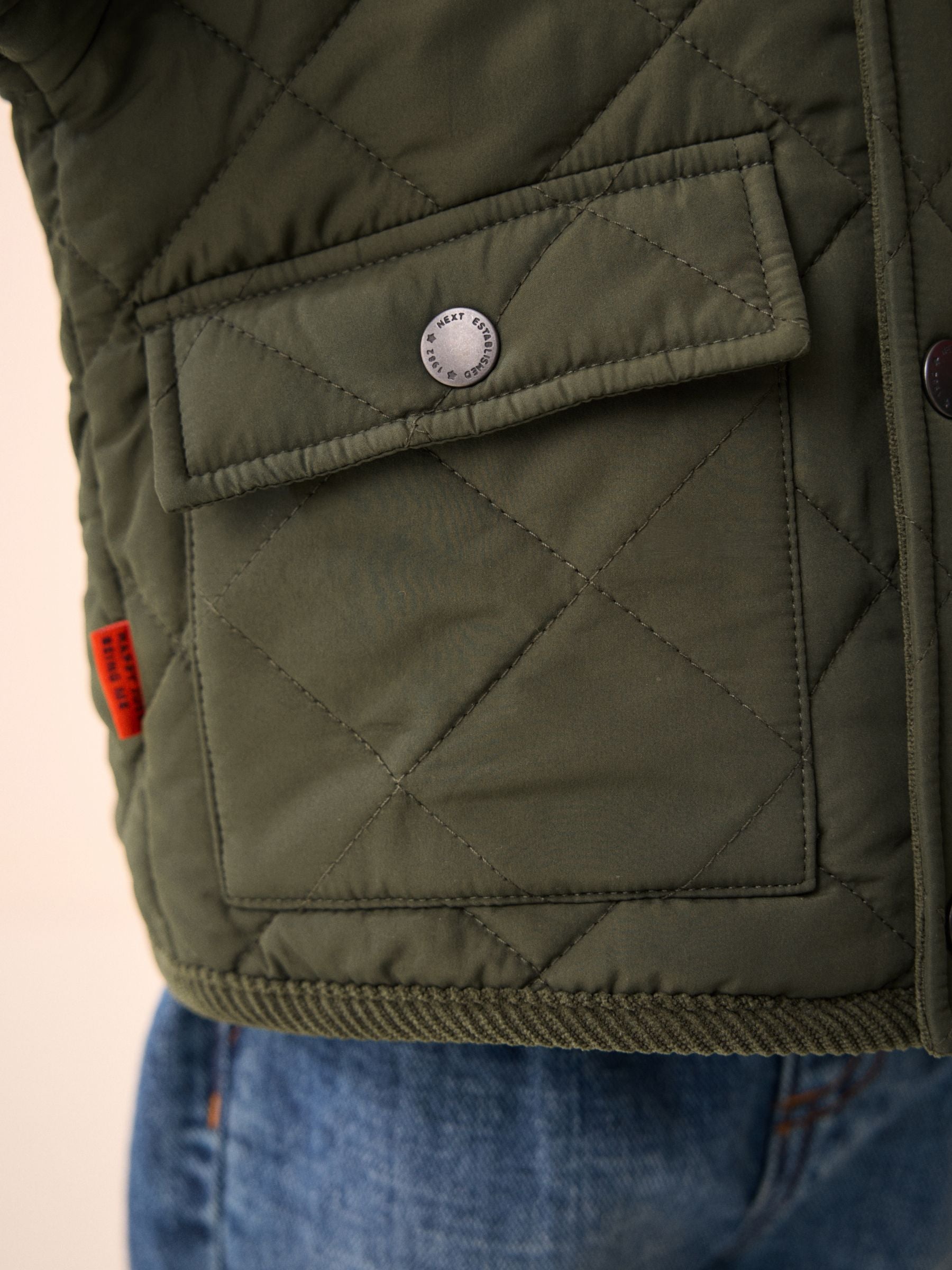 Dsiney Kidz - Green Quilted Borg Lined Coat (3mths-7yrs) image 5