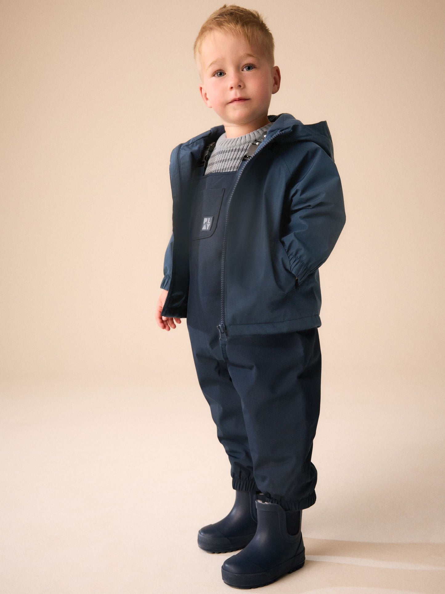 Dsiney Kidz - Navy Waterproof Cagoule (6mths-7yrs) image 1