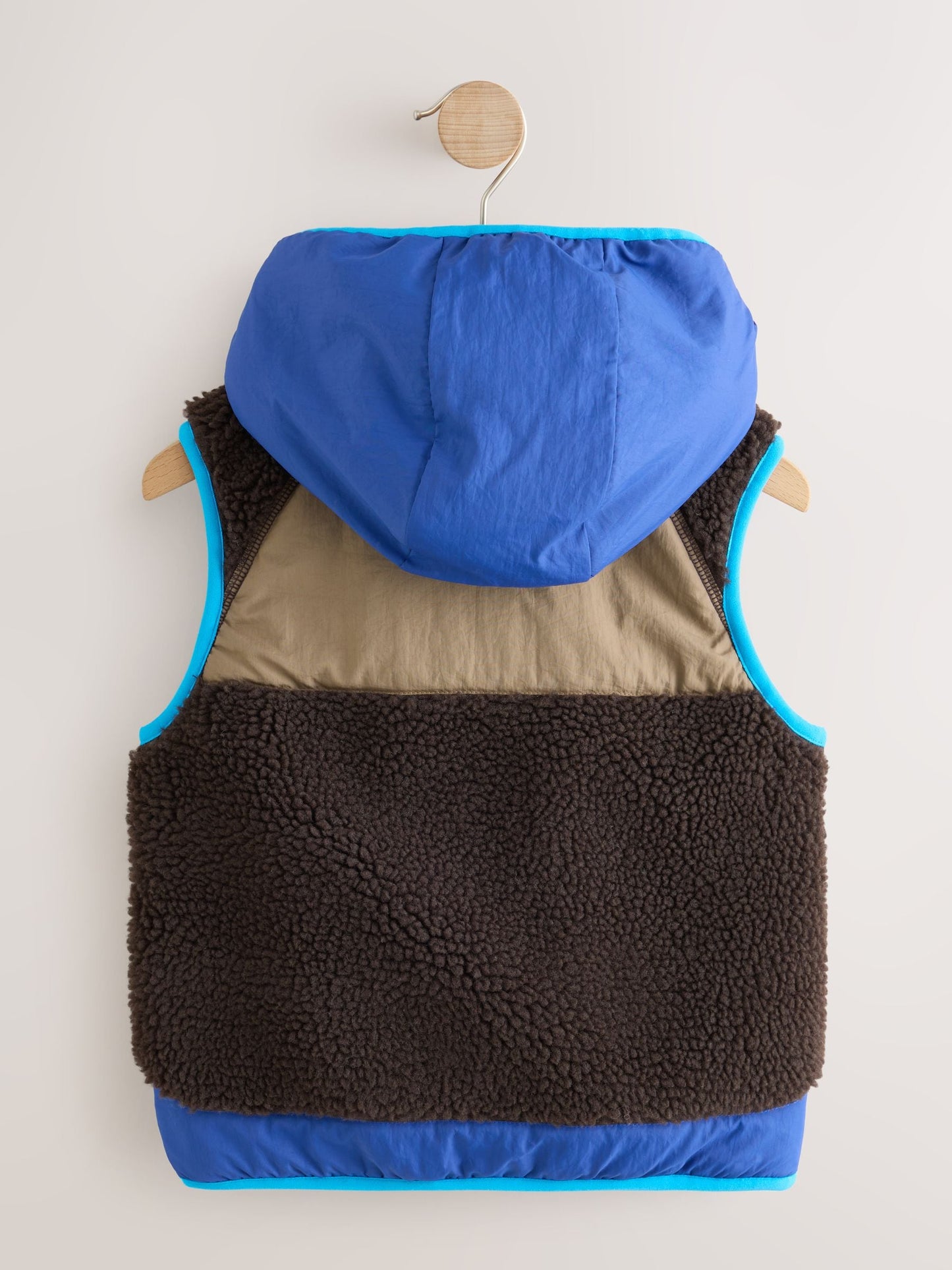 Dsiney Kidz - Brow Colour Block Borg Gilet (3mths-7yrs) image 7