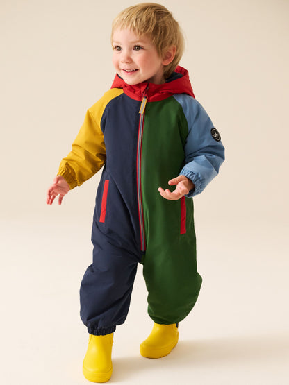 Dsiney Kidz - Colour Block Wadded Waterproof Puddlesuit (3mths-7yrs) image 1