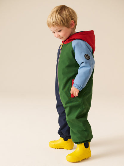 Dsiney Kidz - Colour Block Wadded Waterproof Puddlesuit (3mths-7yrs) image 2