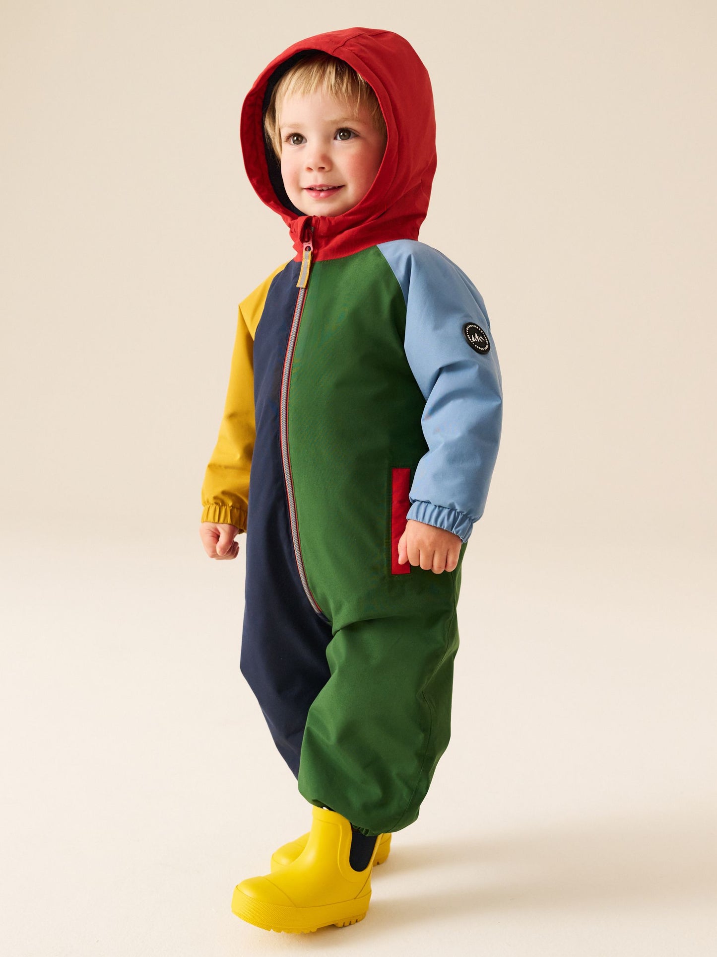 Dsiney Kidz - Colour Block Wadded Waterproof Puddlesuit (3mths-7yrs) image 4