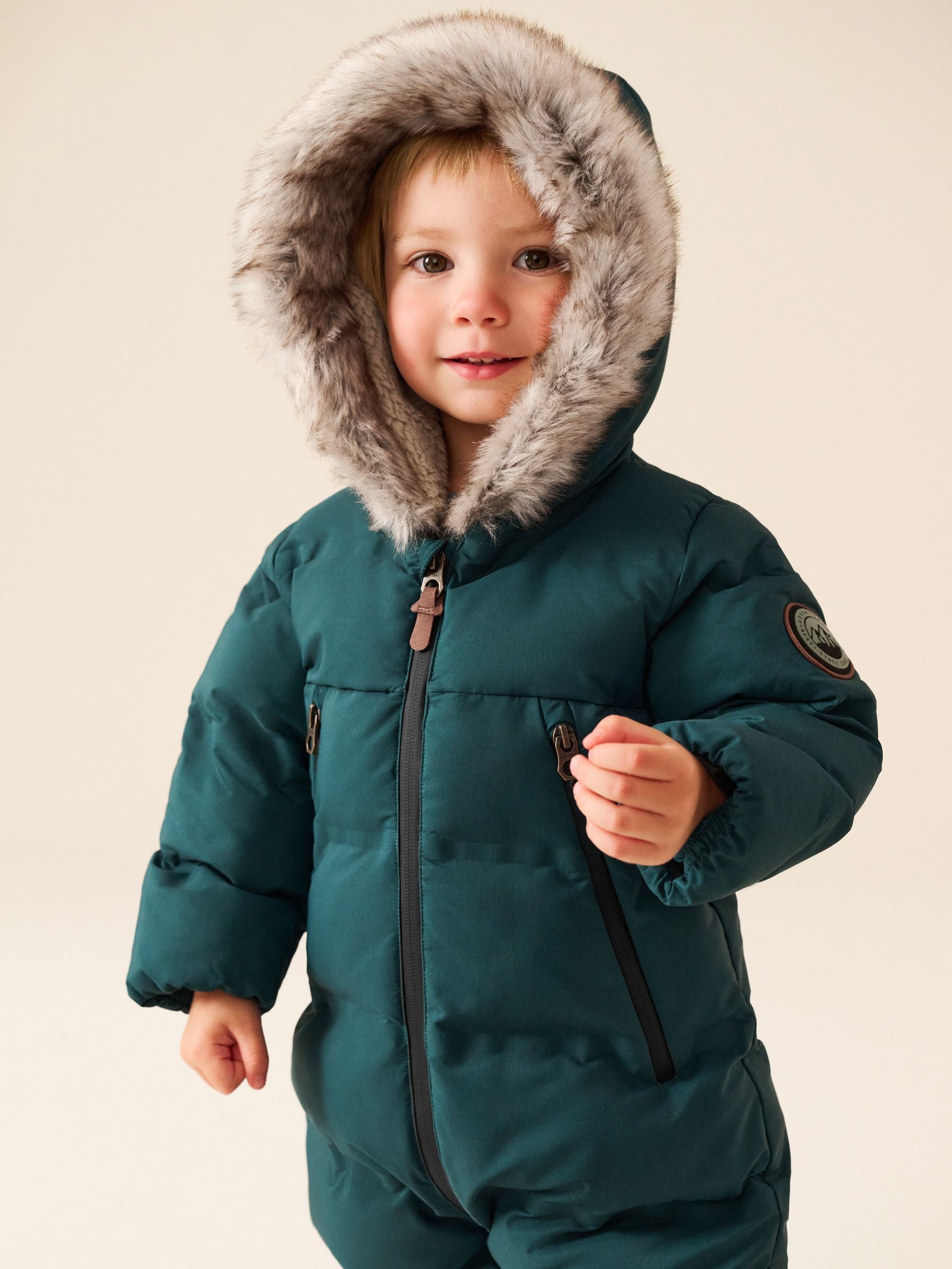 Dsiney Kidz - Green Waterproof Padded Snowsuit (3mths-7yrs) image 4