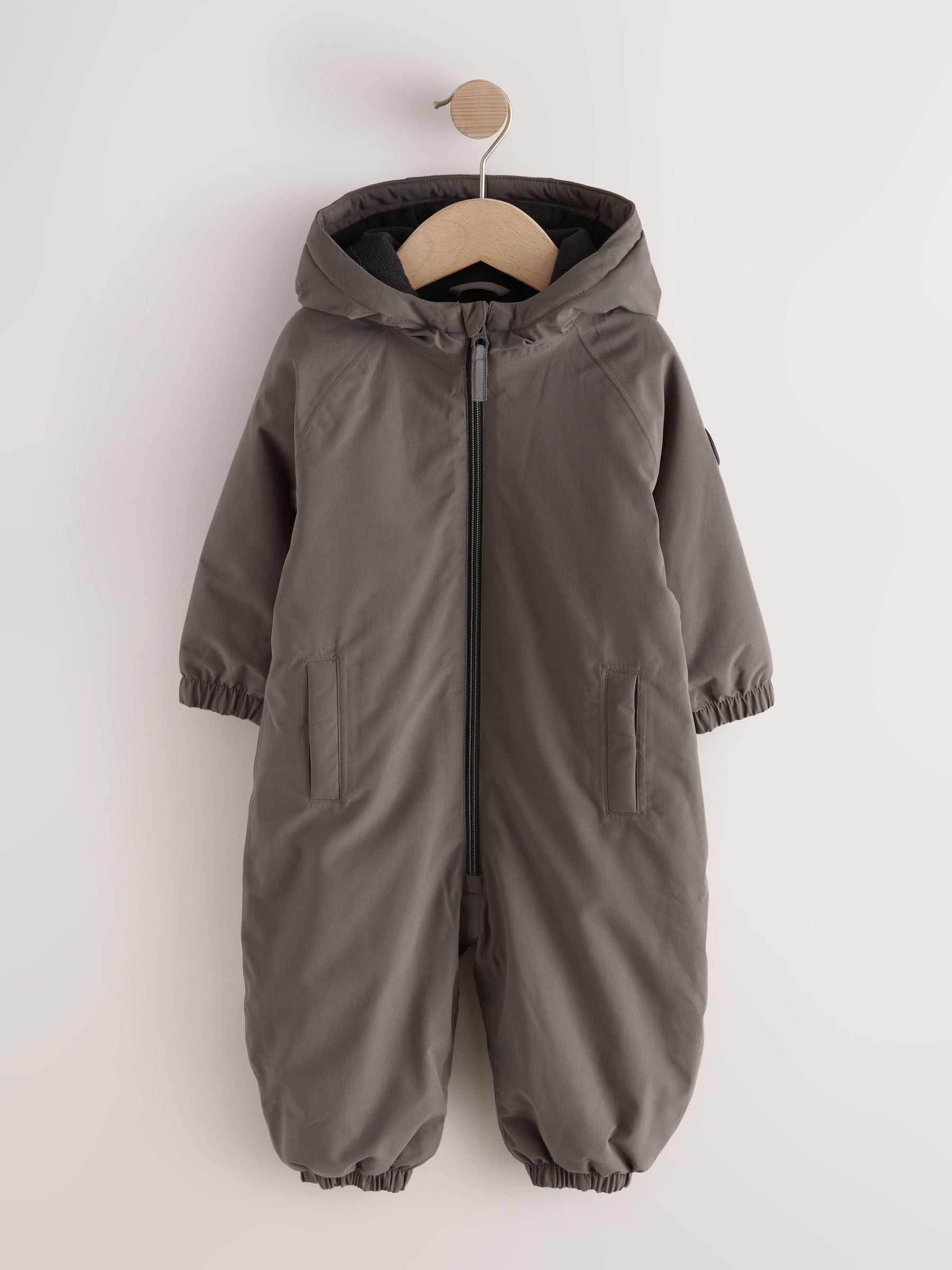 Dsiney Kidz - Light Brown Wadded Waterproof Puddlesuit (3mths-7yrs) image 6