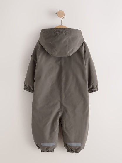 Dsiney Kidz - Light Brown Wadded Waterproof Puddlesuit (3mths-7yrs) image 7