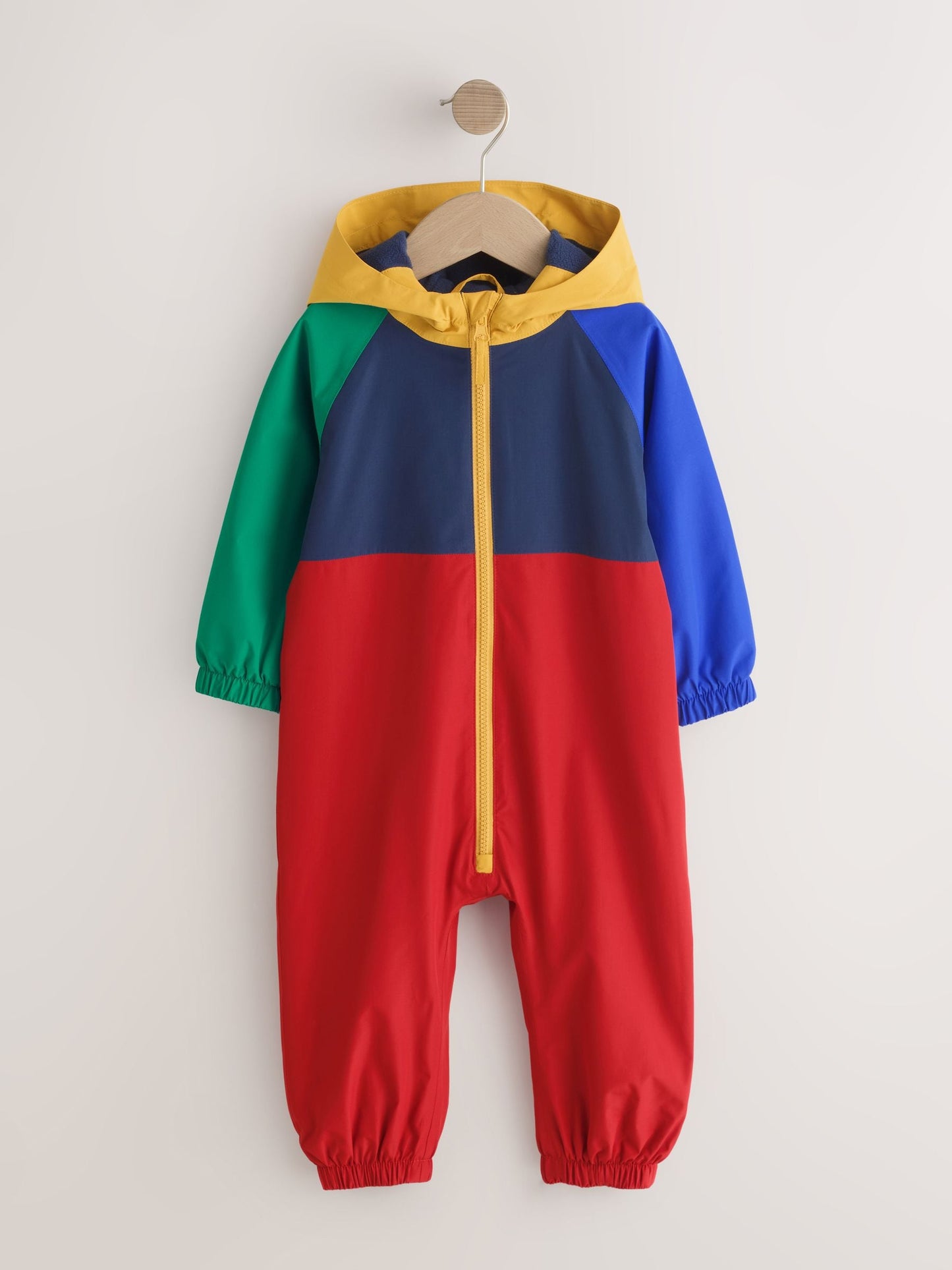 Dsiney Kidz - Colour Block Waterproof Fleece Lined Puddlesuit (3mths-7yrs) image 1