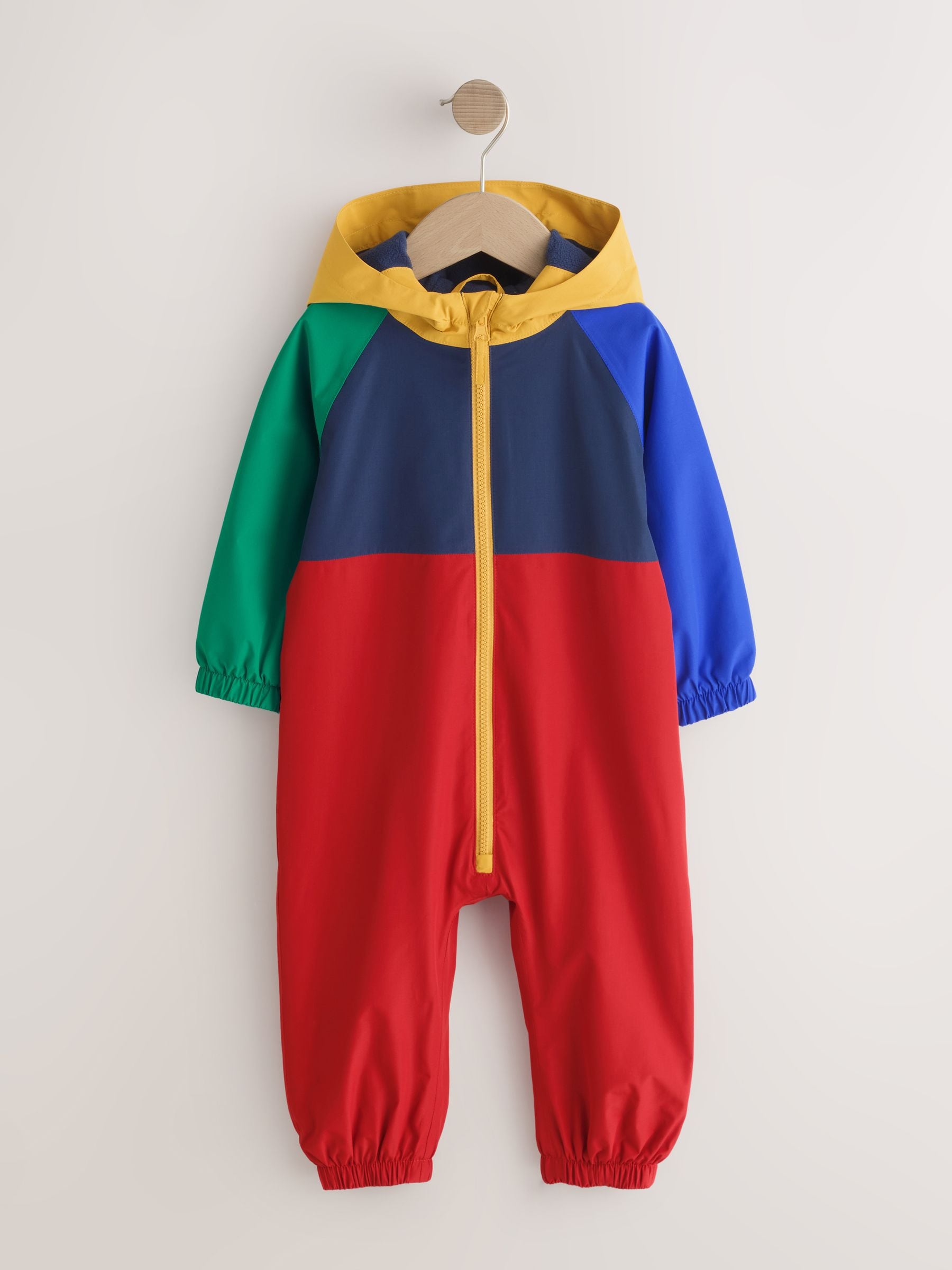 Dsiney Kidz - Colour Block Waterproof Fleece Lined Puddlesuit (3mths-7yrs) image 1
