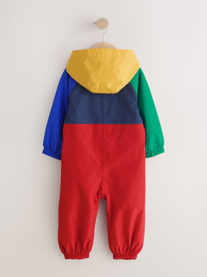 Dsiney Kidz - Colour Block Waterproof Fleece Lined Puddlesuit (3mths-7yrs) image 2