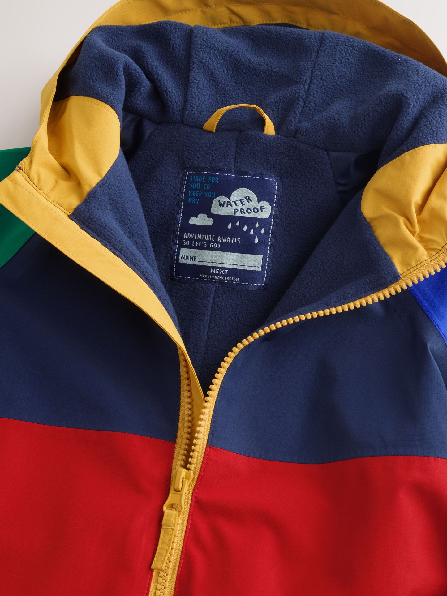 Dsiney Kidz - Colour Block Waterproof Fleece Lined Puddlesuit (3mths-7yrs) image 4