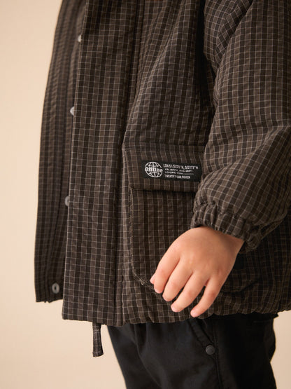 Brown Check Utility Anorak (6mths-7yrs) - image 5
