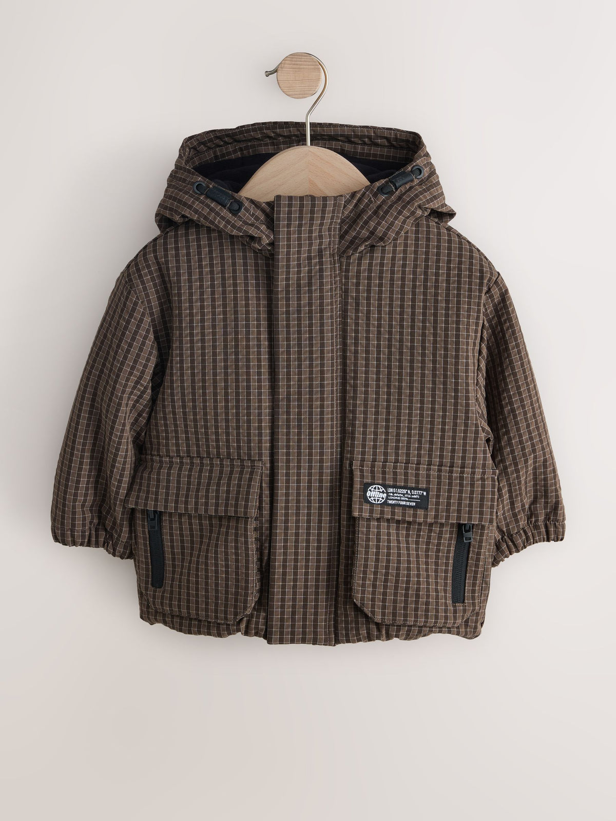 Brown Check Utility Anorak (6mths-7yrs) - image 6