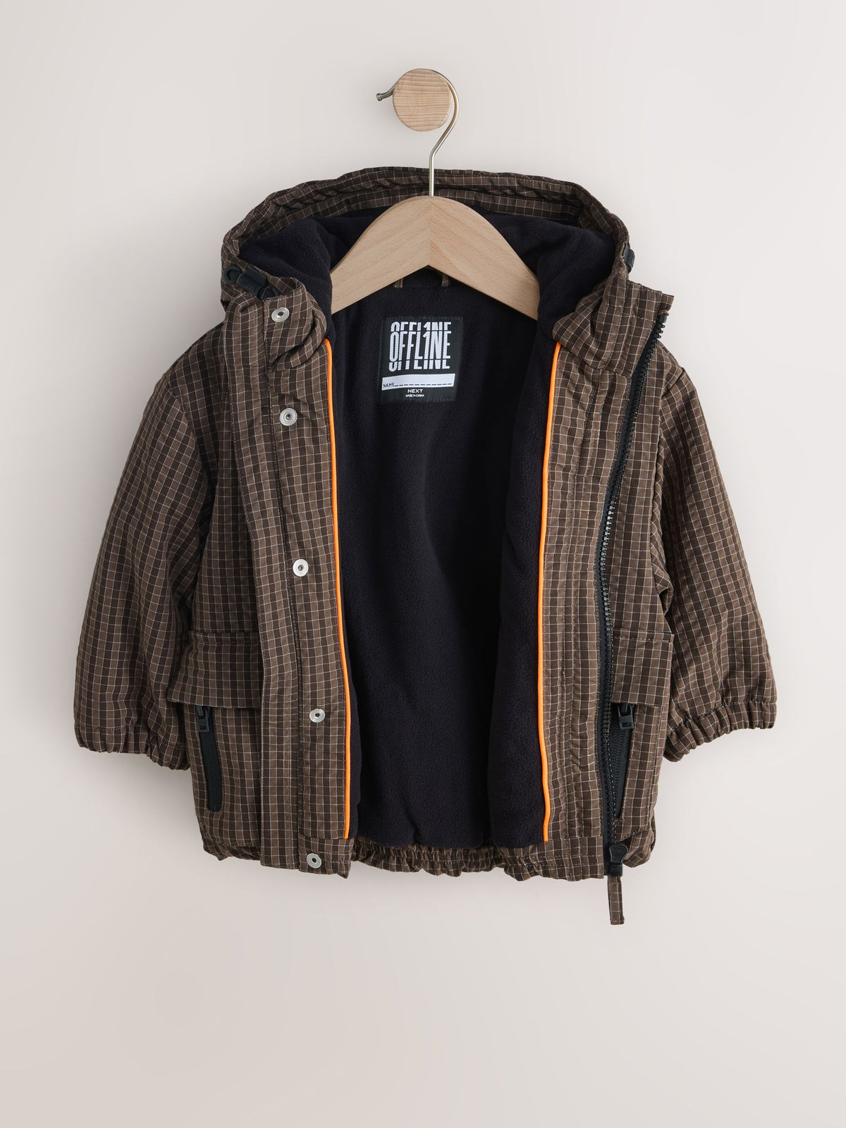 Brown Check Utility Anorak (6mths-7yrs) - image 8