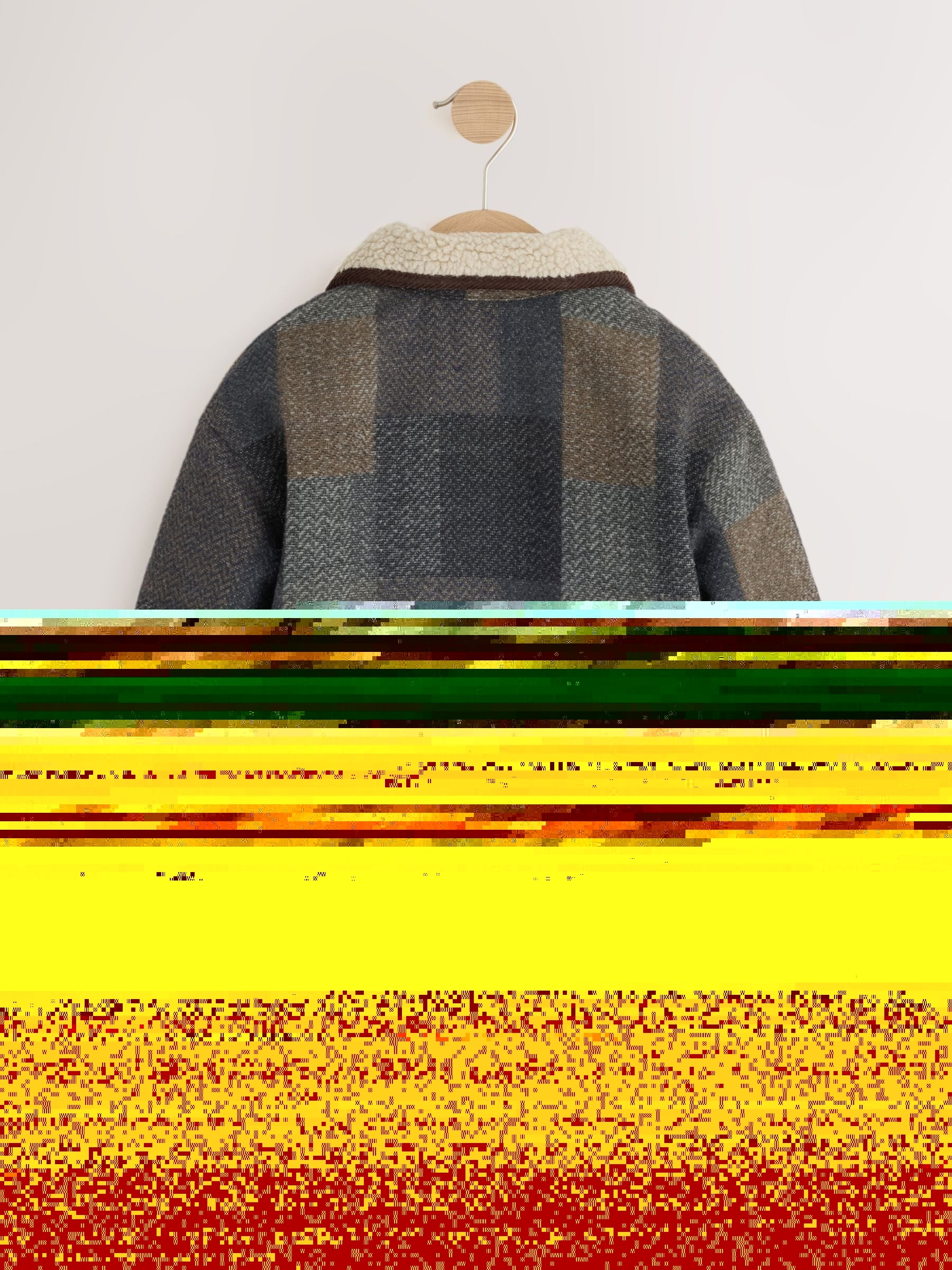 Dsiney Kidz - Multi Check Borg Collar Jacket (3mths-7yrs) image 8
