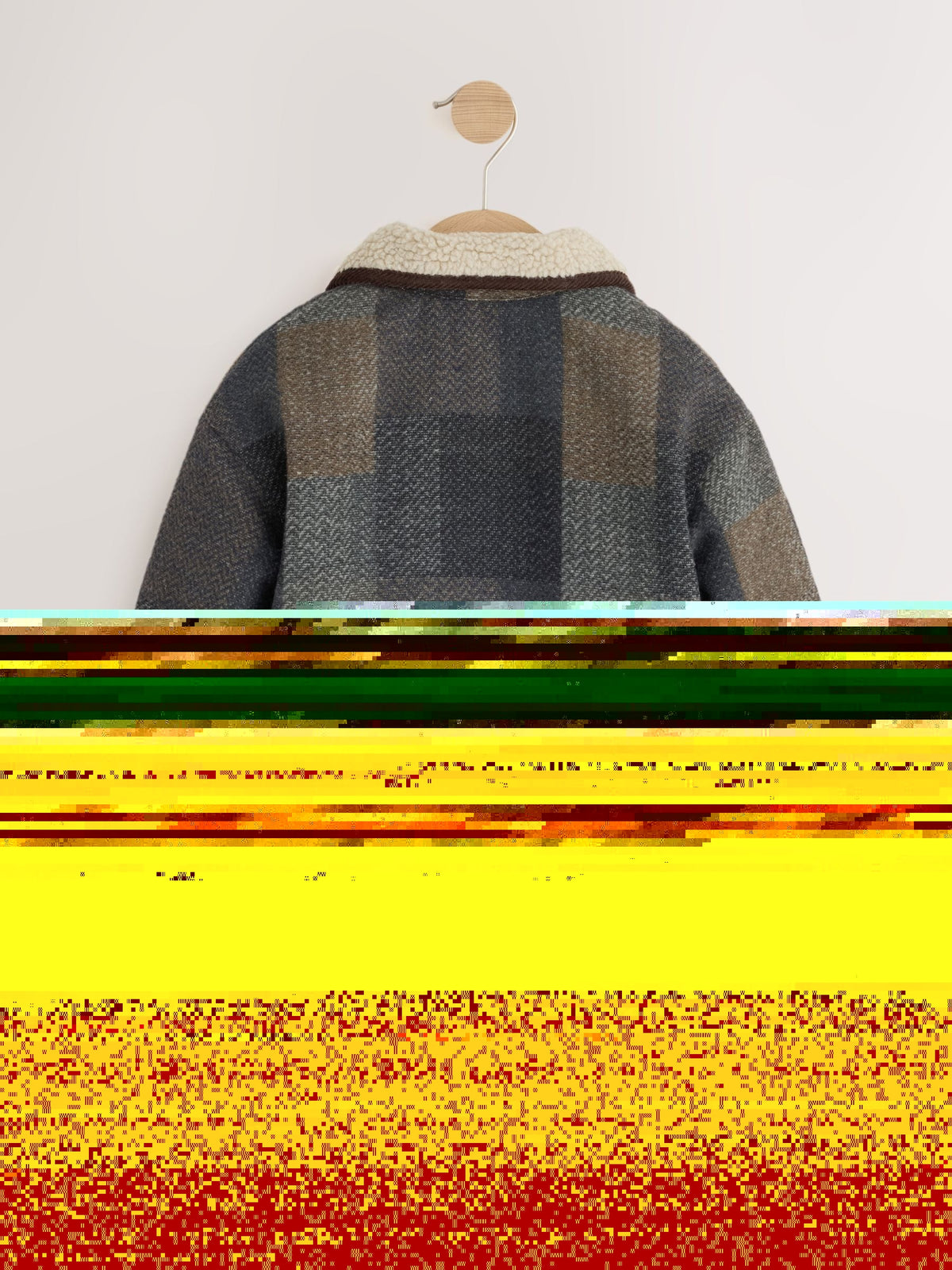Dsiney Kidz - Multi Check Borg Collar Jacket (3mths-7yrs) image 8