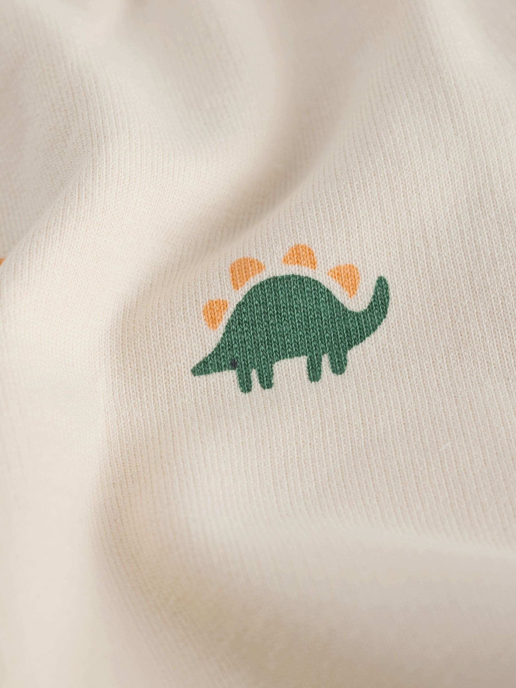 Neutral Dino Print Jersey Shorts (3mths-7yrs) image 7