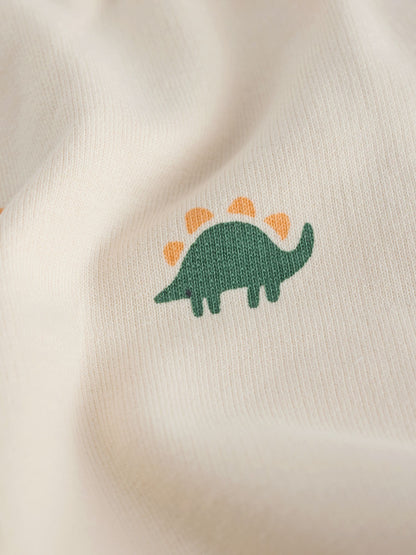 Neutral Dino Print Jersey Shorts (3mths-7yrs) image 7