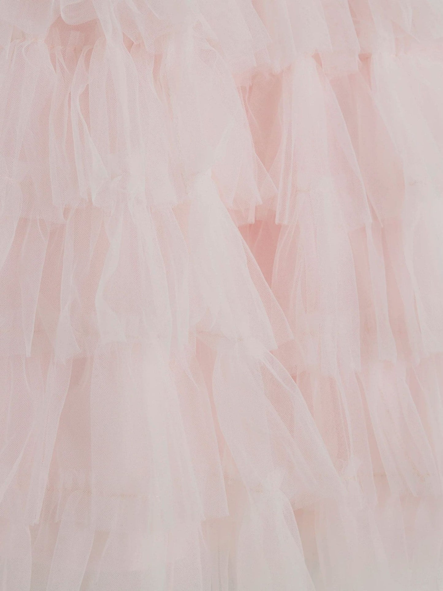 River Island Pink Flower Sequin Tulle Dress image 3