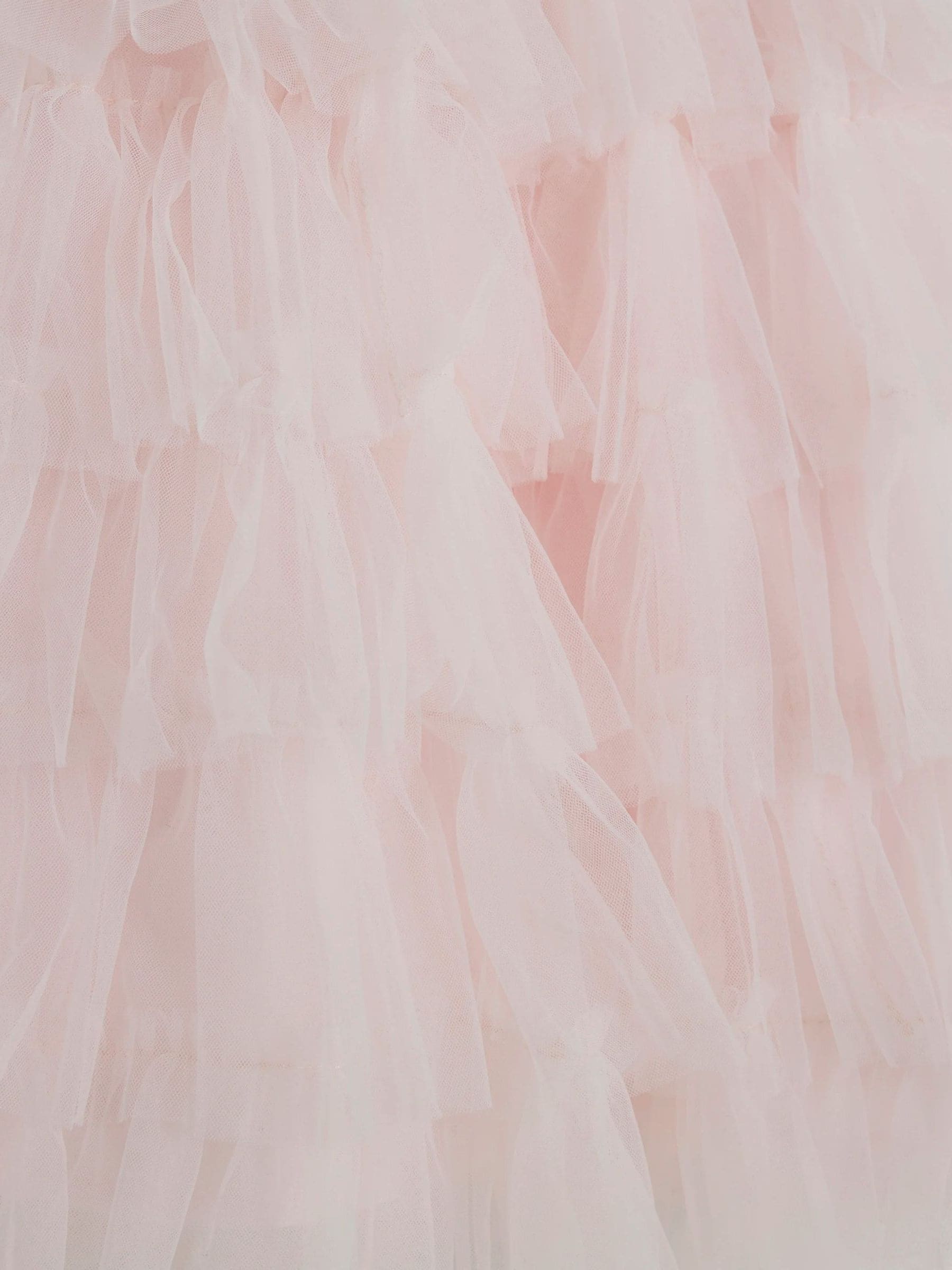 River Island Pink Flower Sequin Tulle Dress image 3