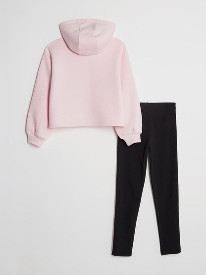 River Island Pink Iconic Girl Hoodie & Leggings Set