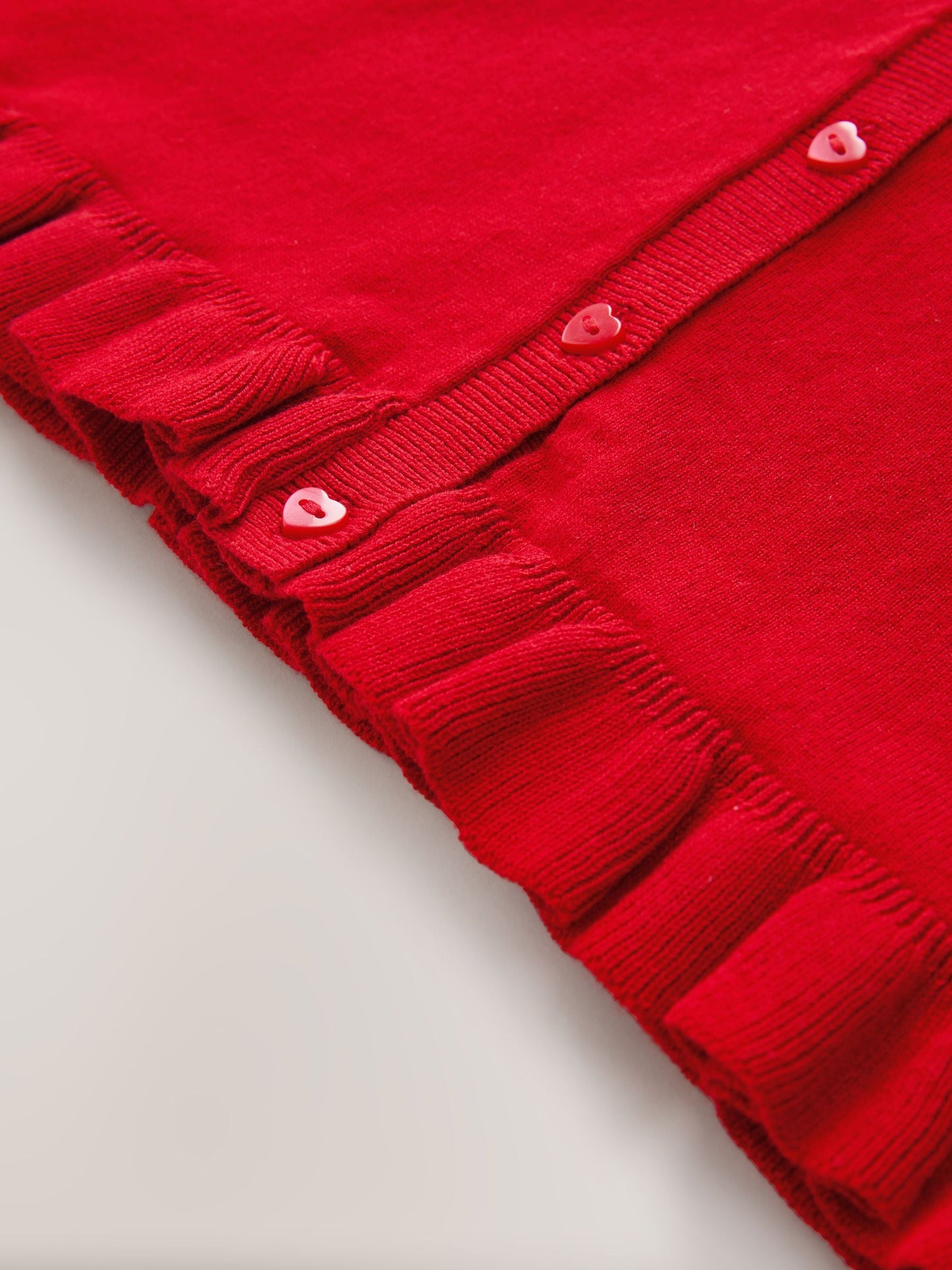 Dsiney Kidz - Red Cotton Rich Peplum School Cardigan (3-16yrs) image 9