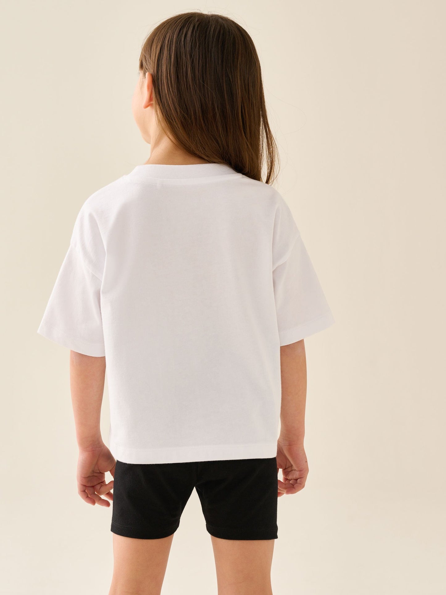 Dsiney Kidz - White Cotton Relaxed Fit Gym School T-Shirts 2 Pack (3-16yrs) image 6