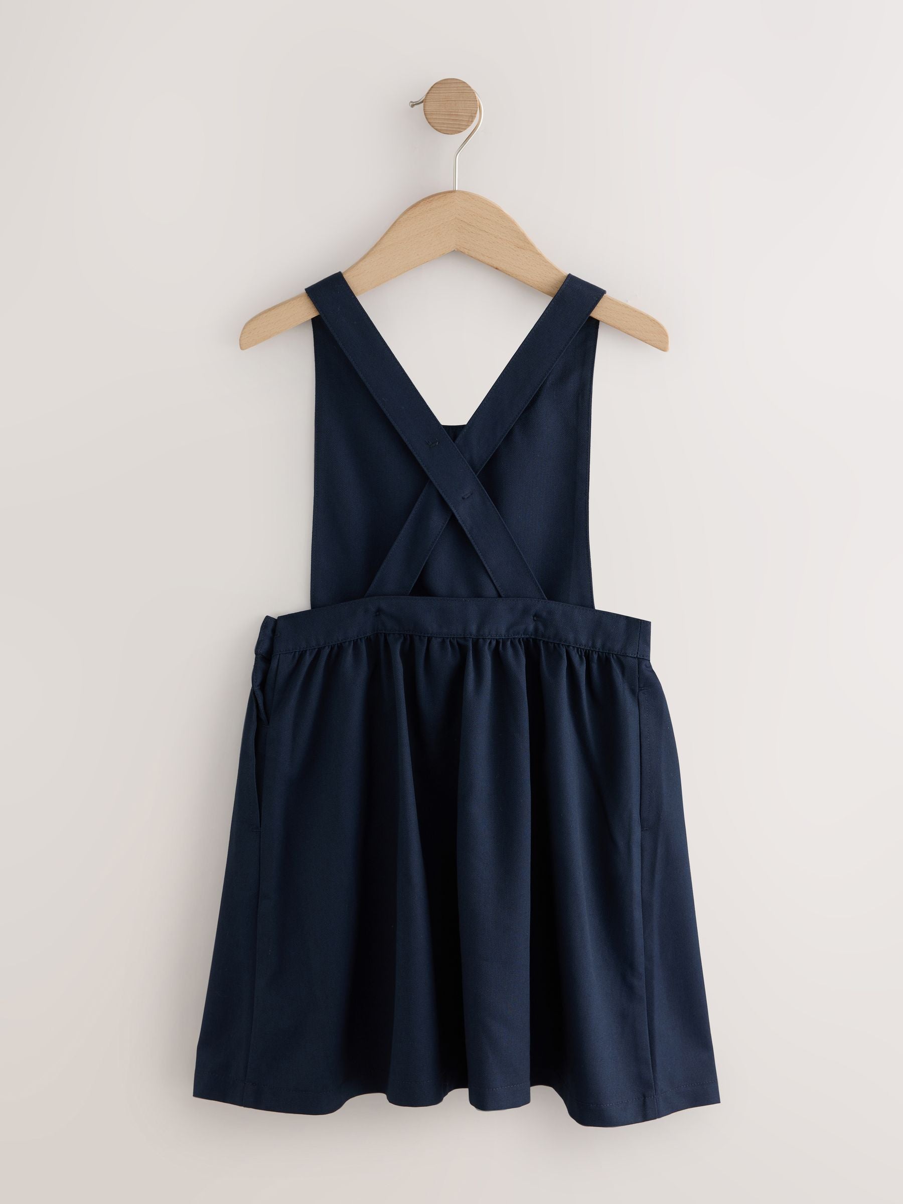 Navy Blue Bow Waist School Pinafore Dress (3-14yrs) image 7
