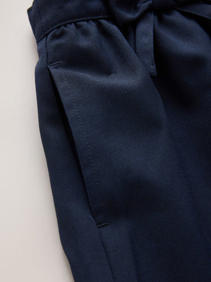 Navy Blue Bow Waist School Pinafore Dress (3-14yrs) image 9
