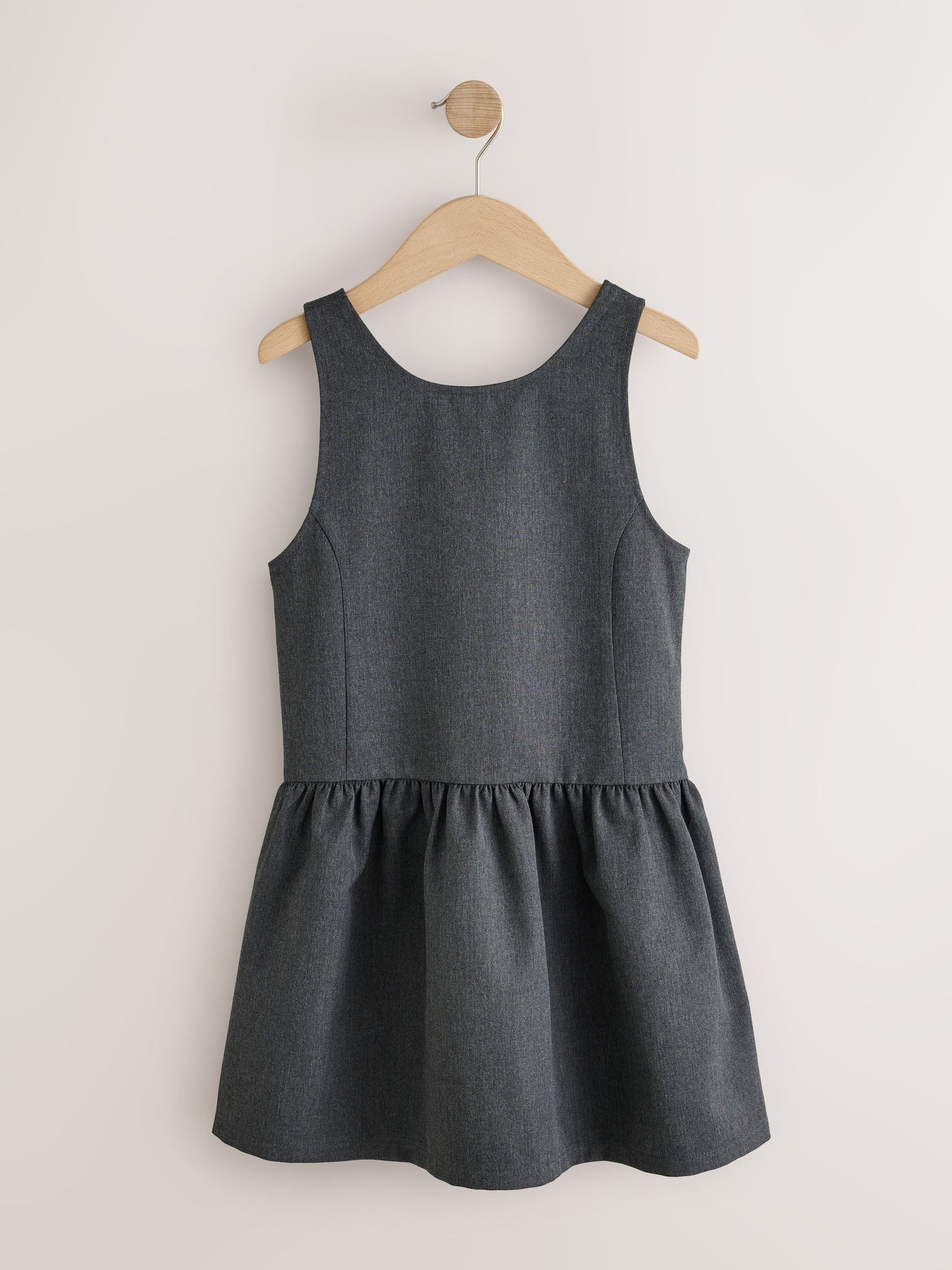 Dsiney Kidz - Grey Drop Waist Pinafore School Dress (3-14yrs) image 7