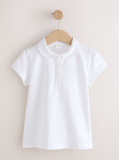 Dsiney Kidz - White 2 Pack Cotton Stretch Jersey Tops (3-16yrs) image 3