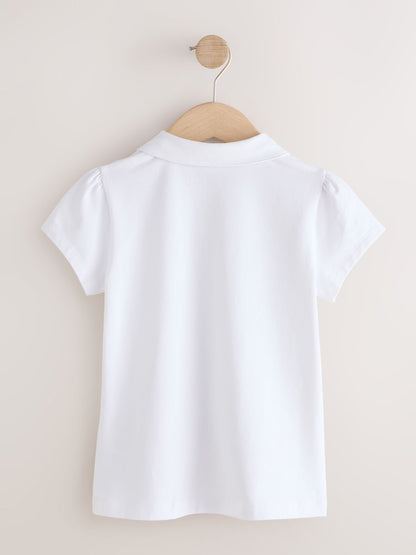 Dsiney Kidz - White 2 Pack Cotton Stretch Jersey Tops (3-16yrs) image 4