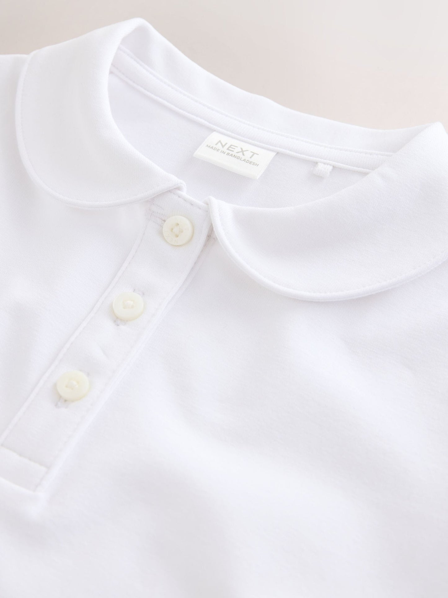Dsiney Kidz - White 2 Pack Cotton Stretch Jersey Tops (3-16yrs) image 5