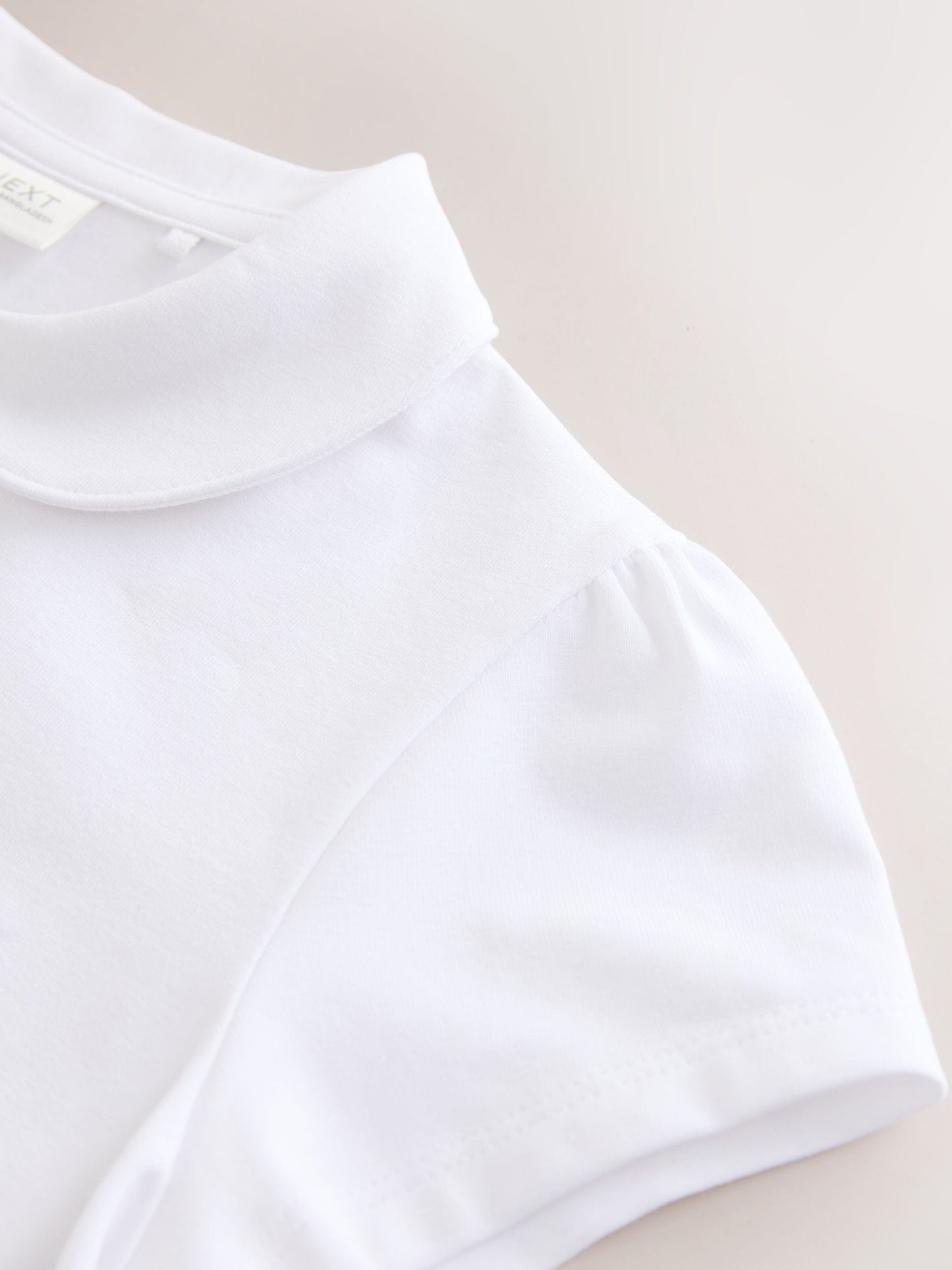 Dsiney Kidz - White 2 Pack Cotton Stretch Jersey Tops (3-16yrs) image 6